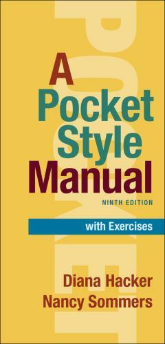 Pocket Style Manual with Exercises by Diana Hacker and Nancy Sommers (2020, …