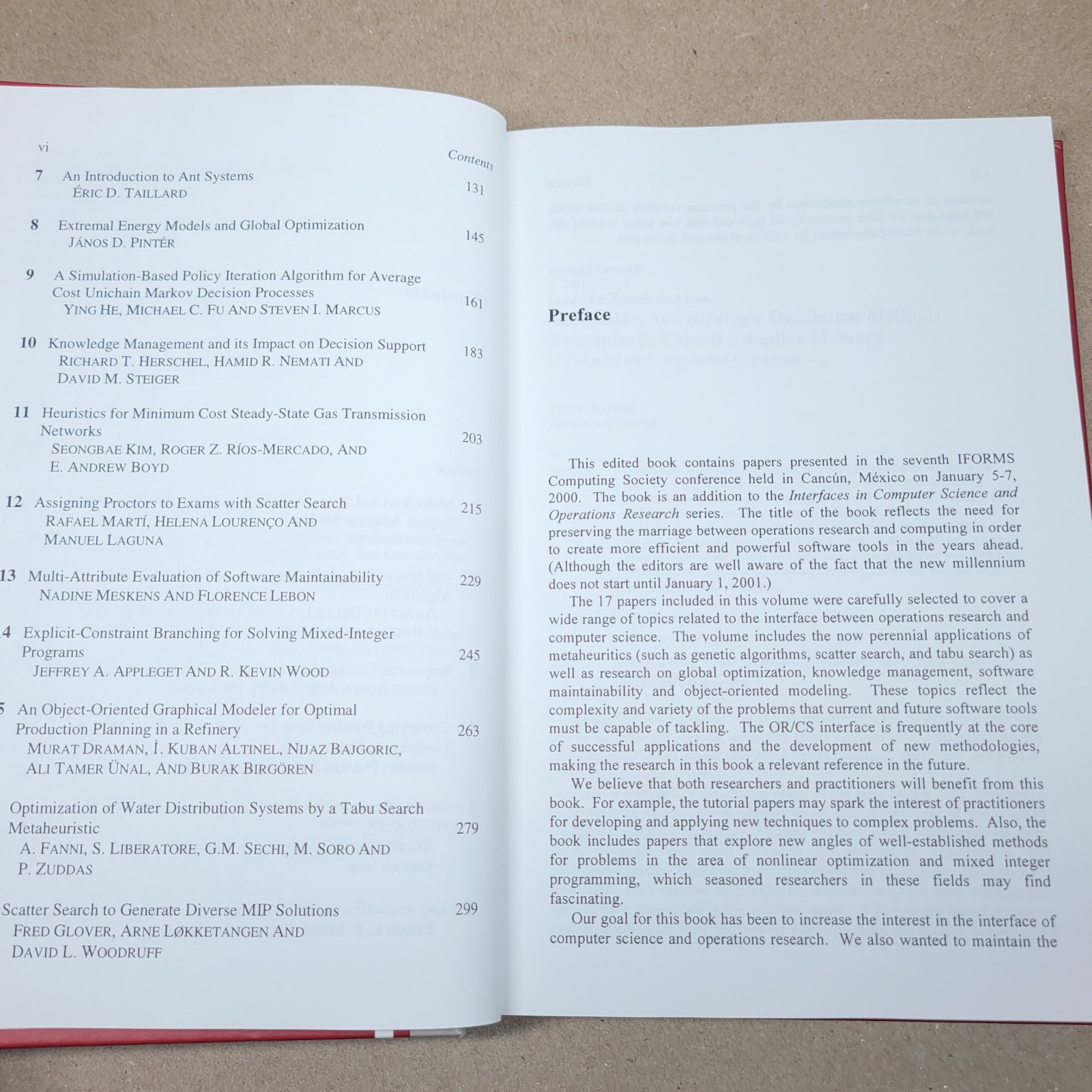 Computing Tools for Modeling, Optimization, and Simulation : Interfaces in Co…