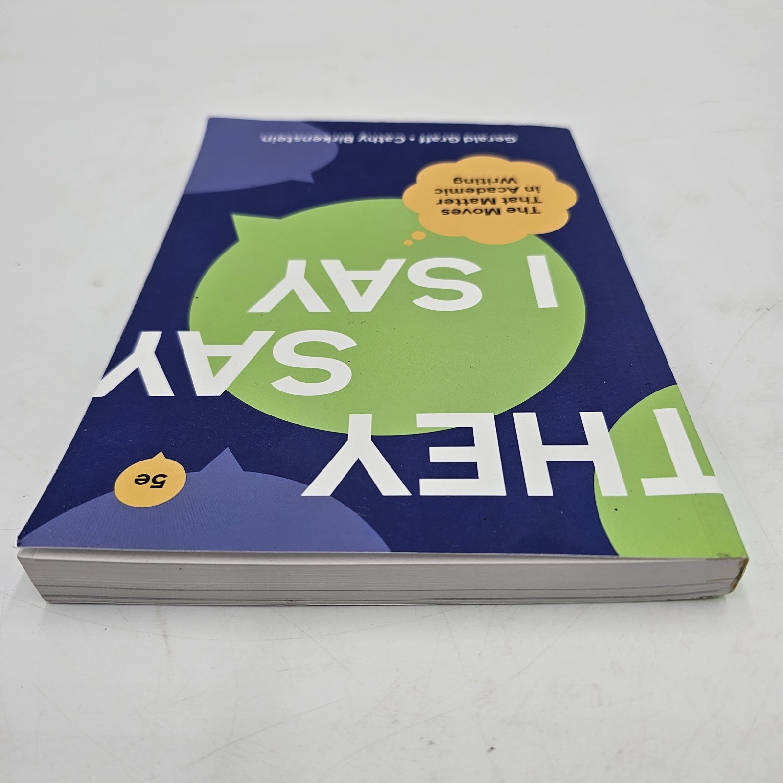 LIKE NEW | They Say I Say 5th Ed | Graff & Birkenstein | Academic Writing PB