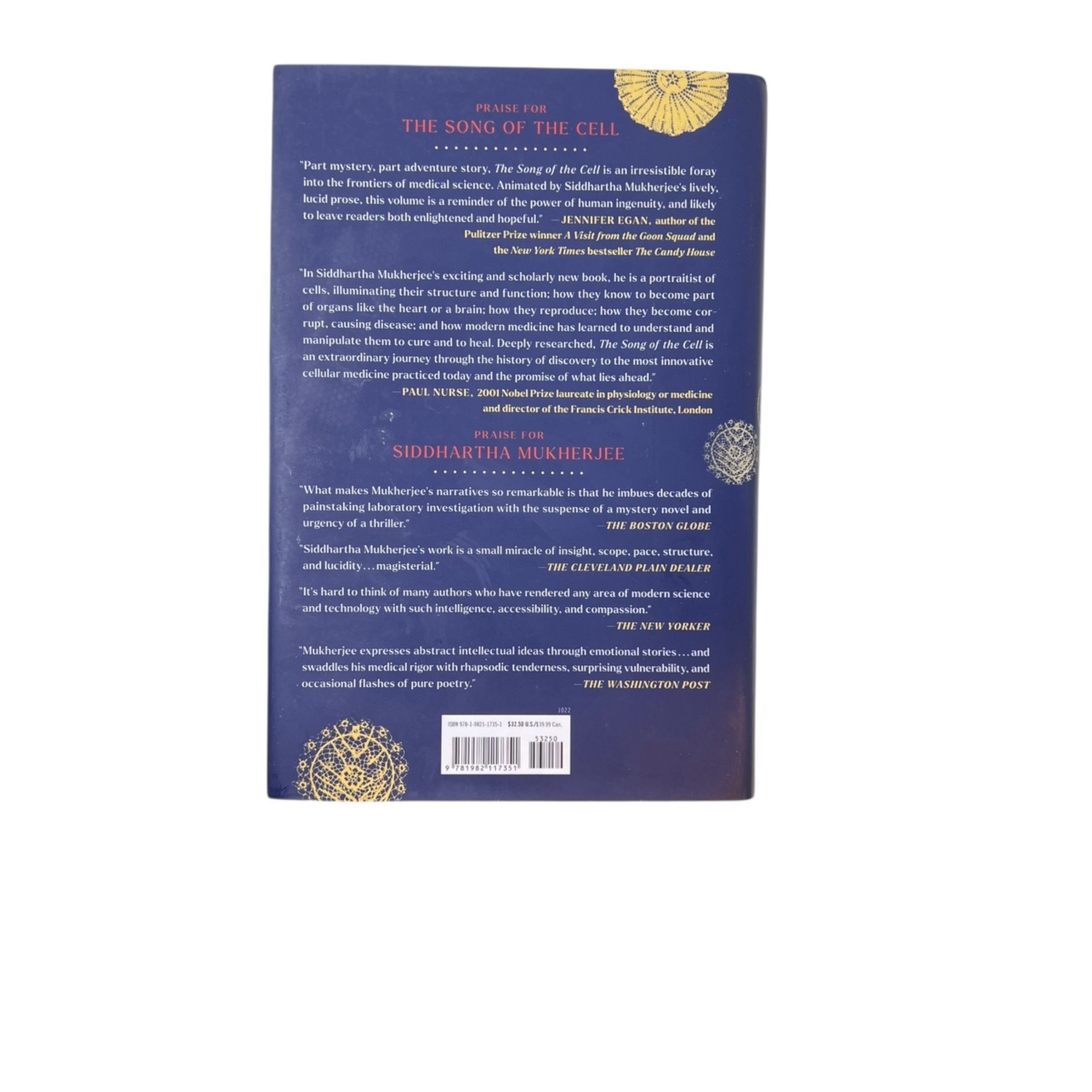 The Song Of The Cell Hardcover Book By Siddhartha Mukherjee