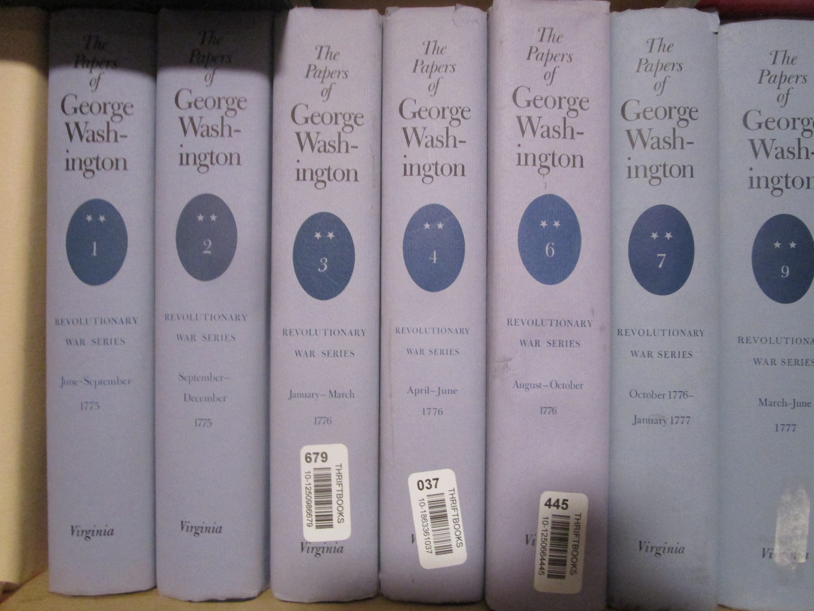 The Papers of George Washington books the Revolutionary War Series