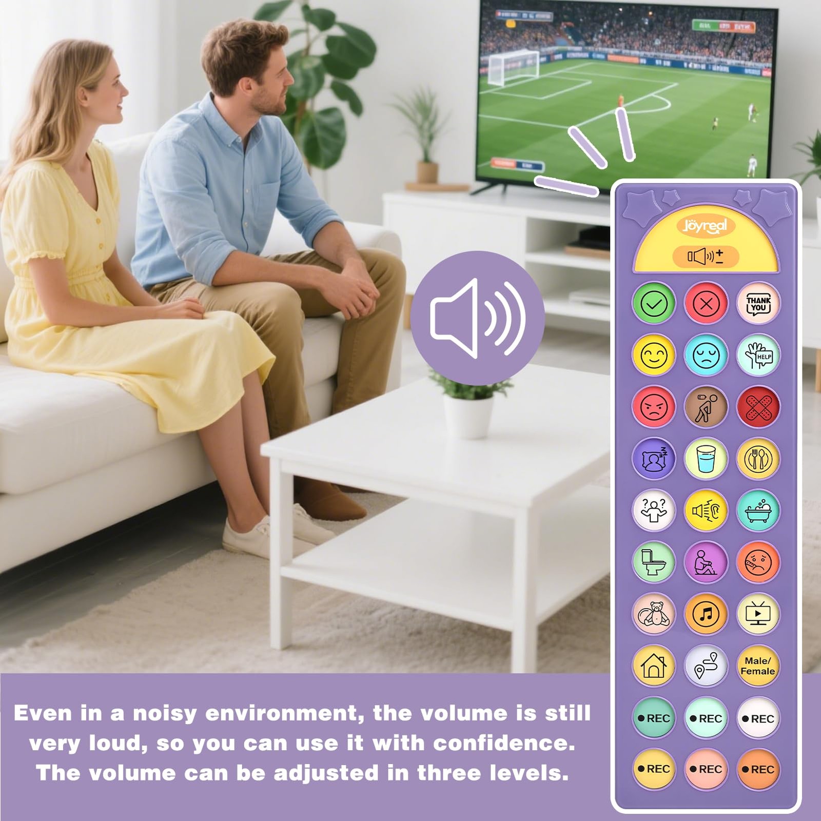 AAC Device for Autism, Joyreal Non Verbal Communication Tools for Speech Therapy