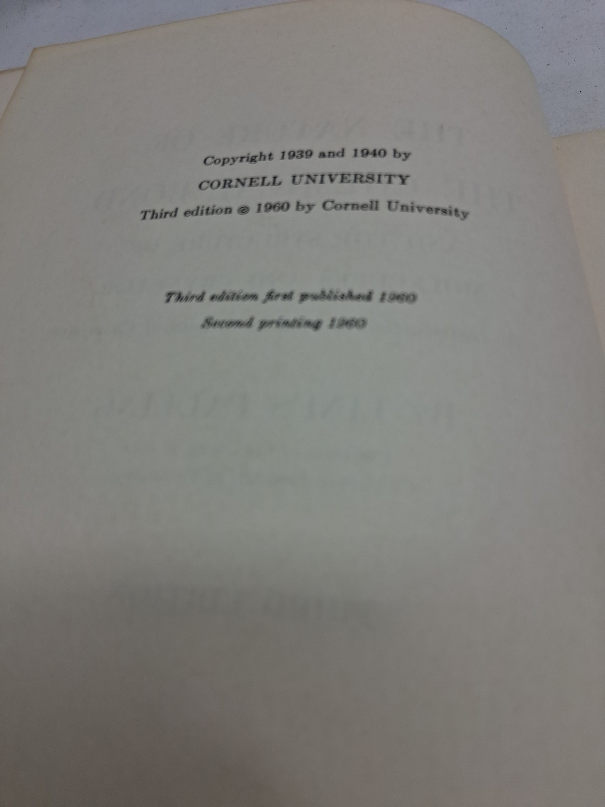 The Nature of the Chemical Bond by Linus Pauling – 3rd Edition 1962 Vintage Book