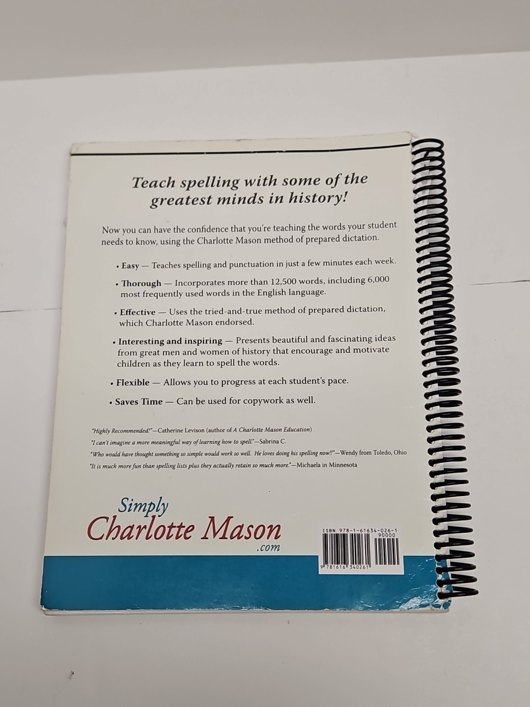 Spelling Wisdom Book 1 Simply Charlotte Mason American Spelling Sonya Shafer