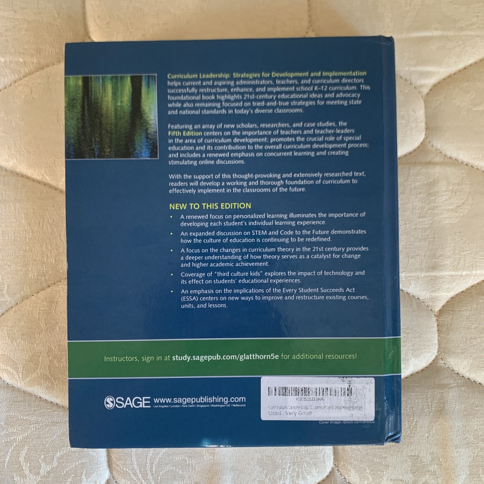 Curriculum Leadership 5th Ed SAGE Hardcover Glatthorn Boschee Whitehead Boschee
