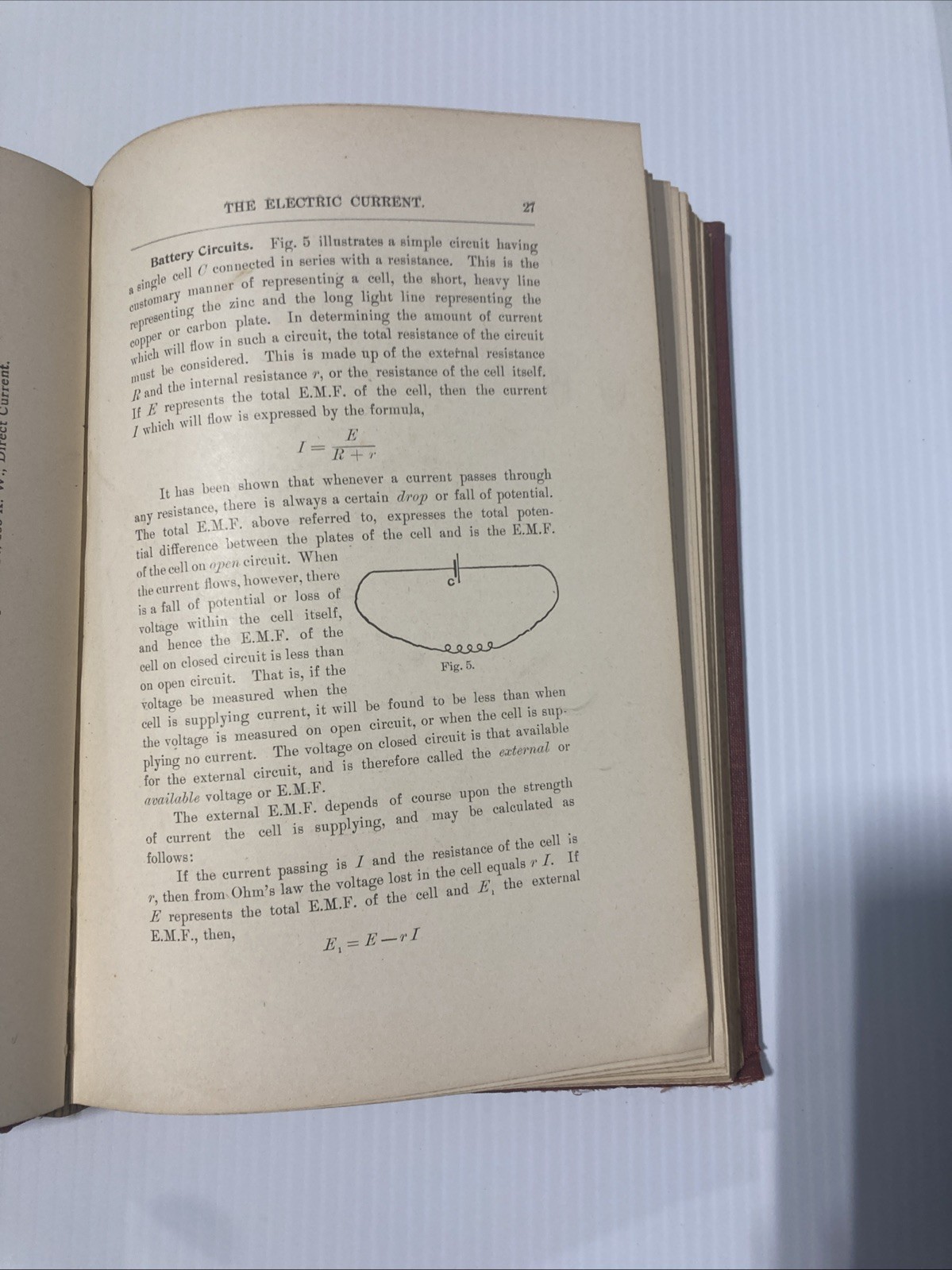 Practical Lessons in Electricity (Illustrated Hardcover 1905)