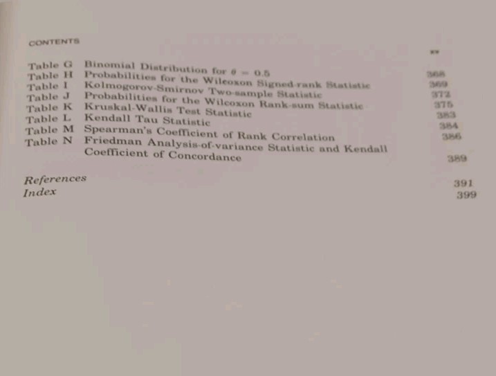 Nonparametric Statistical Inference Second Edition by Gibbons – Hardcover