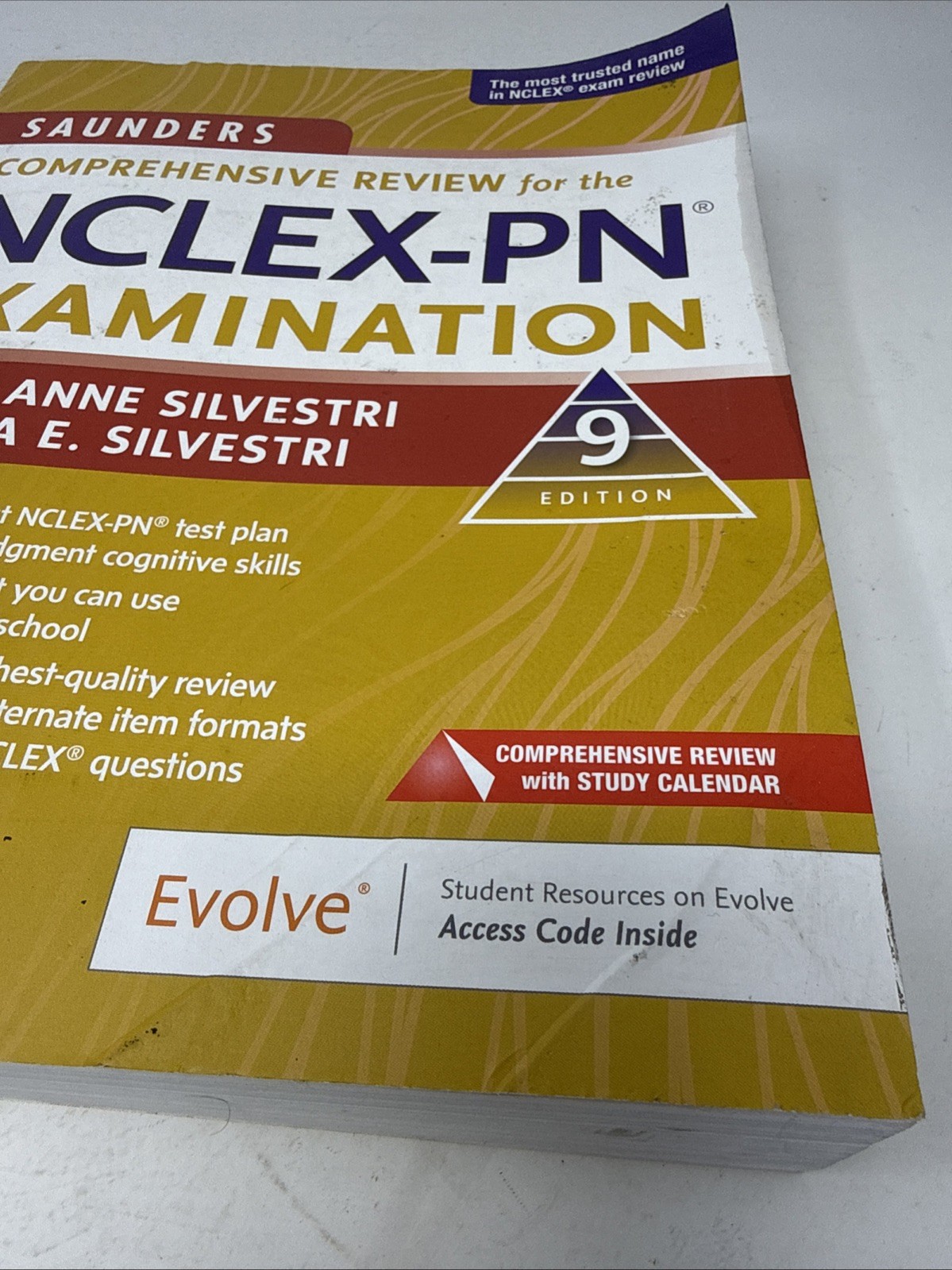 Comprehensive Review For The NCLEX- PN Exam 9th Ed *Unused W/ Cover Dam. W/code