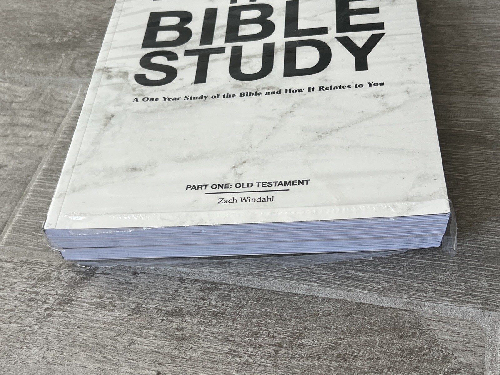 ✝️ NEW The Bible Study Books Parts One & Two New & Old Testament Zach Windahl