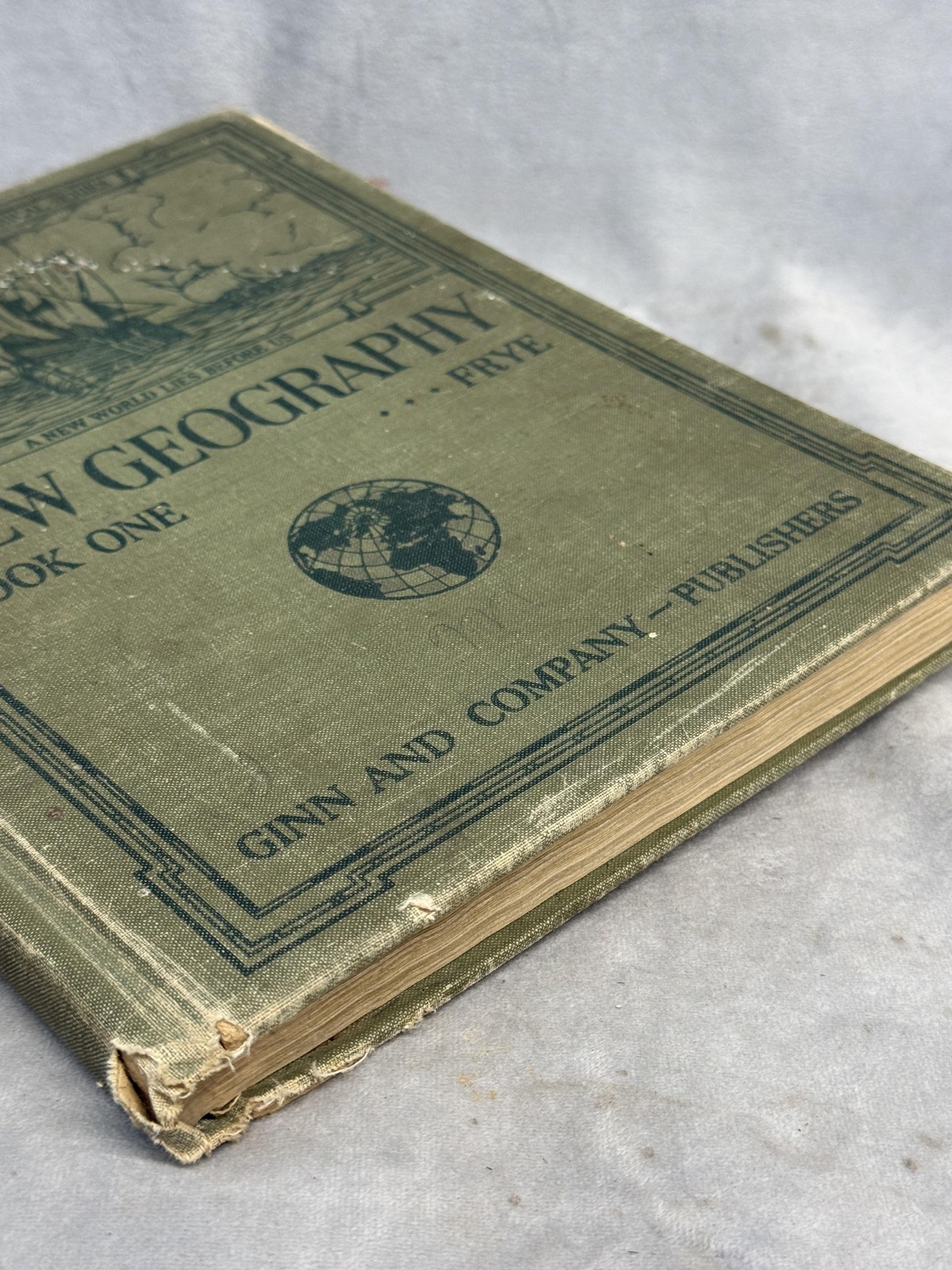 Vintage New Geography Book One Alexis Everett Frye Ginn Green HC Textbook