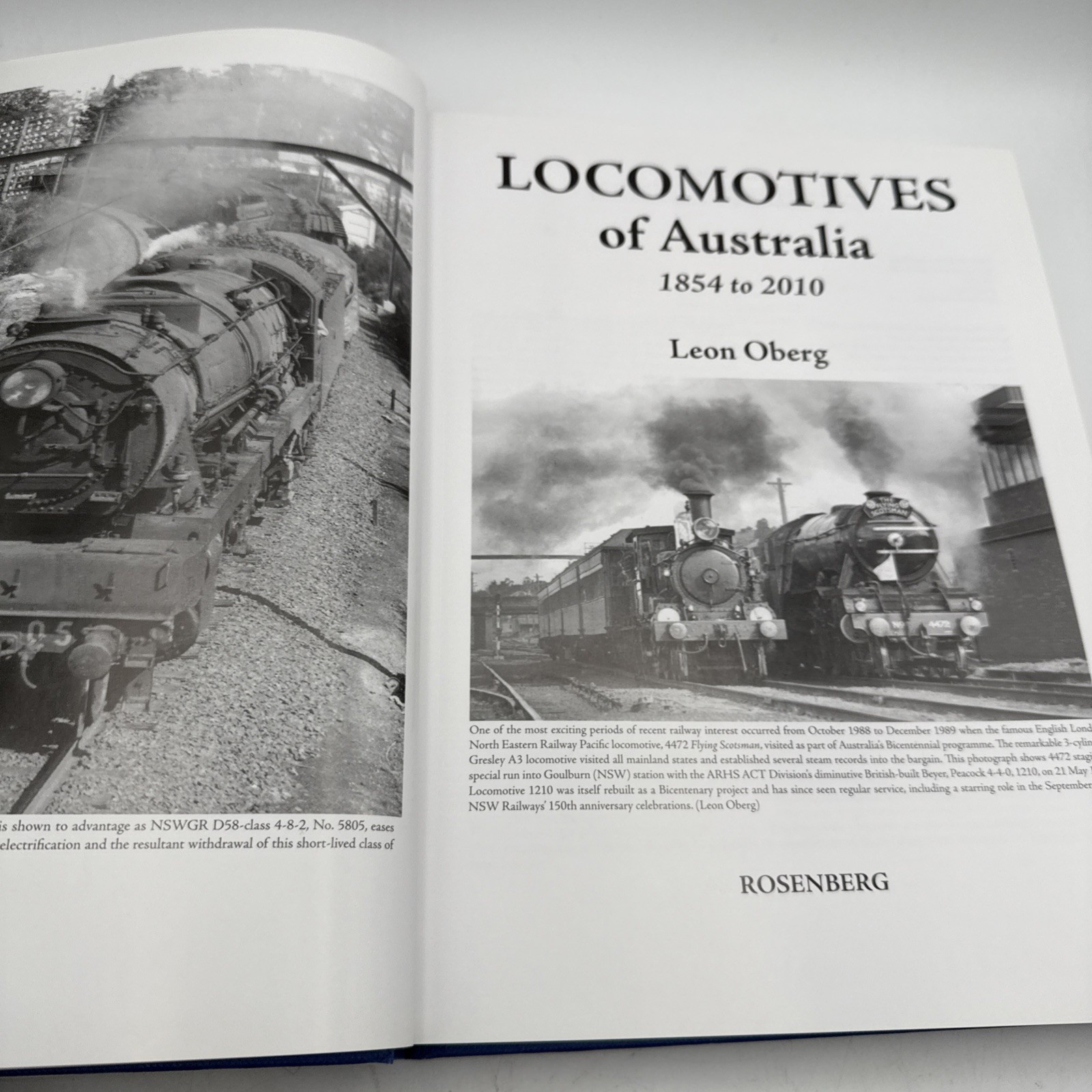 Locomotives of Australia 1850s-2010 Oberg, Leon:
