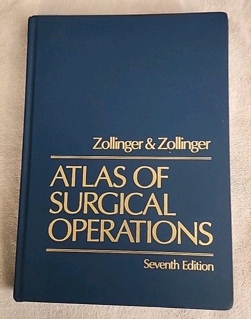 Atlas of Surgical Operations by Zollinger & JR HC G.surg Residency FRE SHI OBO