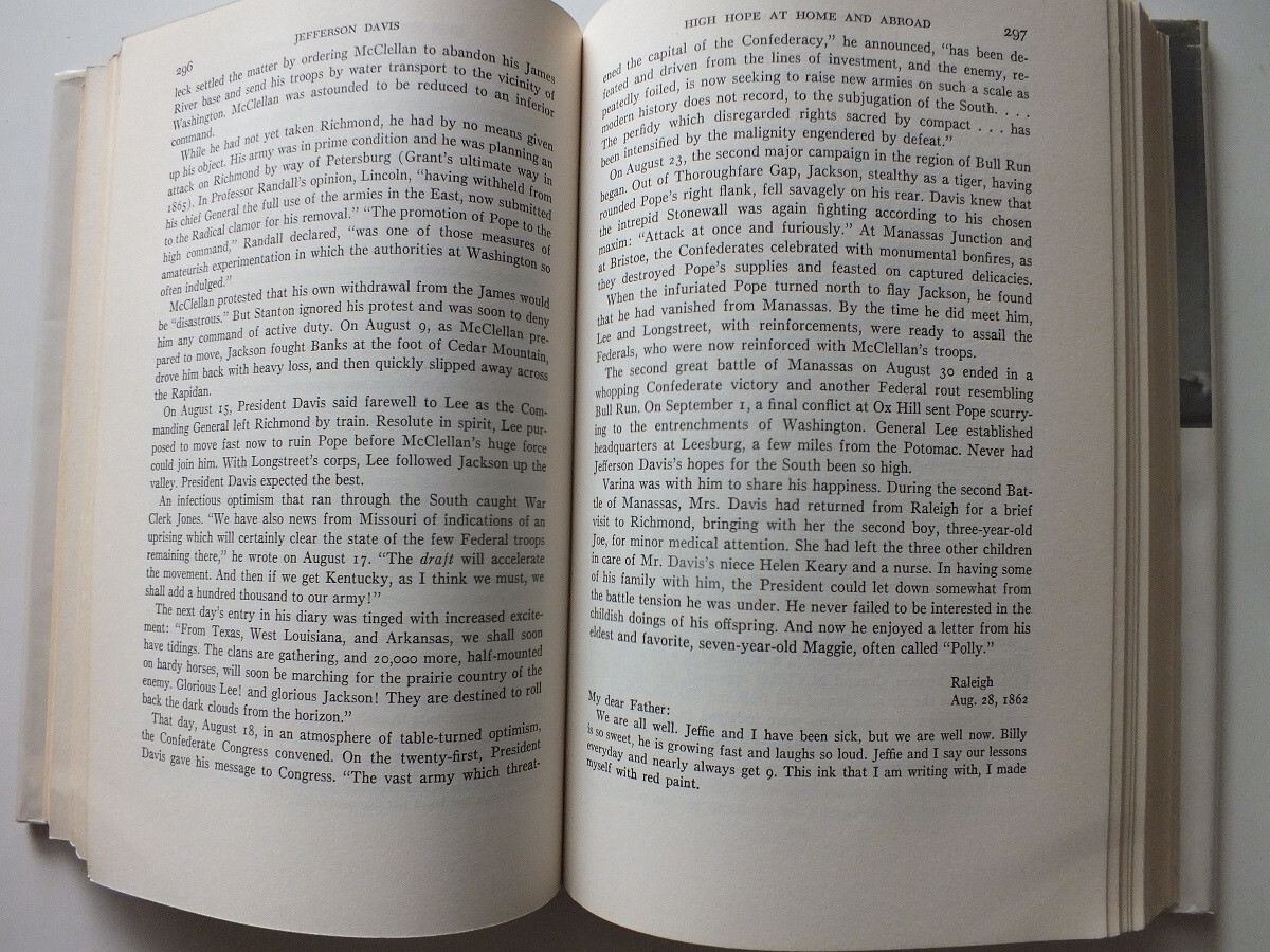 Jefferson Davis; Confederate President – Hudson Strode *Good 1959 Hardback*